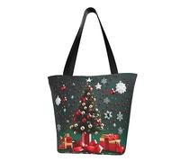 Round Ball Christmas Tree Women's shoulder handbag, crossbody shoulder bag, weekend travel shopping shoulder bag