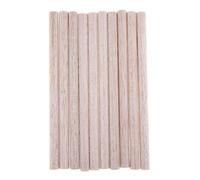 Round Balsa Wood Stick Unfinished Woodcraft Stick Dowel Rod 10 Pieces 150 mm