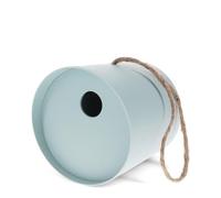 Round Bamboo Fibre Birdhouse - Blue