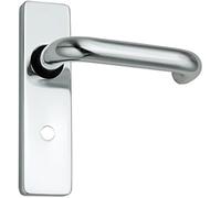 Round Bar Lever Lock Bathroom 150x40mm Pair