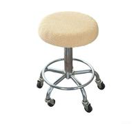 Round Bar Stool Covers with Corn Grid Pattern, Stretchy Elastic Seat
