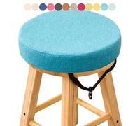 Round Bar Stool Cushions with Ties 11/12/14/16/17/19" Indoor Outdoor - Chair Cushion Non-Slip Seat Pad High-Density Foam Chair Pads with Zipper(A2,11x3inch)