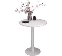 Round Bar Table For Cocktail And Pub Use | Small Side Table For Living Room, Bedroom, Balcony | Coffee, Dining, And Tea Table With Solid Wood Base