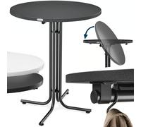Round bar table grey 80x110cm foldable, Free Shipping, DXL