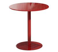 Round Bar Table Height Modern Bistro Pub Table - High Top Metal Patio Dining Table for Living Room, Kitchen, Pub Counter, Sofa Table