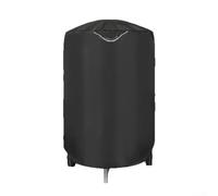 Round Barbecue Cover 58x77cm for Kettle Grills, Reflective Handle & Wind-Resistant Drawstring, Heavy Duty Oxford Cloth BBQ Grill Protector, For Easy Clean Outdoor
