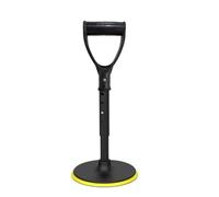 Round Base Walking Cane Aluminum Armrest Mobility Aid Tool for Seniors Support Stability Assistance Getting Up for Elderly Handicap