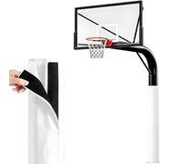 Round Basketball Pole Pad, Heavy Duty Parking Garage Pole Padding | Wrap Around Crash Pads Cover, Durable Column Cushion for Playground/ Gym, Hook/Loop Closure