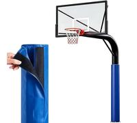 Round Basketball Pole Pad, Heavy Duty Parking Garage Pole Padding | Wrap Around Crash Pads Cover, Durable Column Cushion for Playground/ Gym, Hook/Loop Closure