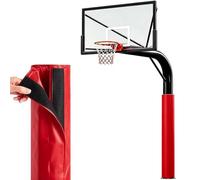 Round Basketball Pole Pad, Heavy Duty Parking Garage Pole Padding | Wrap Around Crash Pads Cover, Durable Column Cushion for Playground/ Gym, Hook/Loop Closure
