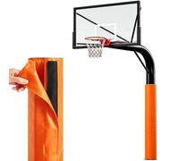 Round Basketball Pole Pad, Heavy Duty Parking Garage Pole Padding | Wrap Around Crash Pads Cover, Durable Column Cushion for Playground/ Gym, Hook/Loop Closure