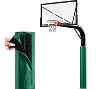 Round Basketball Pole Pad, Heavy Duty Parking Garage Pole Padding | Wrap Around Crash Pads Cover, Durable Column Cushion for Playground/ Gym, Hook/Loop Closure
