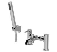 Round Bath Shower Mixer Tap with Shower Kit - Chrome - Balterley
