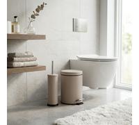 Round Bathroom Pedal Bin - 3 Litre - Matt Pink