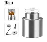 Round Bead Router Bit Base for Precision Woodworking and Bead Making, Cobalt Alloy Construction with Anti-Misalignment Design, Includes Gasket, Screws, Nuts and Wrench, Compatible with 8-30mm Sizes