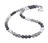 Round Beaded Gemstone BOHO s for Women,Natural Cherry Jasper Stone Bead Choker,Womens Fashion Colorful Jewelry 18inch