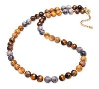 Round Beaded Gemstone BOHO s for Women,Natural Cherry Jasper Stone Bead Choker,Womens Fashion Colorful Jewelry 18inch