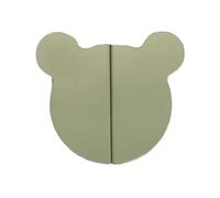 Round Bear Head Furniture Handles Concise Style Aluminium Alloy Color Handles for Cabinets(Green)