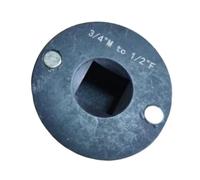 Round Bearing Adapter Small Socket Component Reduced Drive Force 1/4 to 3/8inch for Engine Maintenance Tight Workspaces Round Bearing Socket Adapter