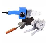 Round Belt Welding Machine - Hot Melt Tool with Scissor & Fixture for PU Strips and Plastic Pipes Joining