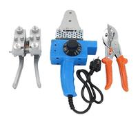 Round Belt Welding Machine, Hot Melt Welder for V-belts Pentagonal Belts Pu Pipes Plastic Strips - Includes Scissor and Fixture