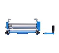 Round Bending Machine,300 Manual Slip Roll Rolling Bender,Steel Plate Machine,Built-in Gear Guard,Roller Adjustment Knobs,FOR Architectural Decoration,Automotive Component Manufacturing