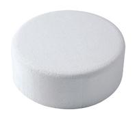 Round bevelled cake dummy 6'' x 5'' high