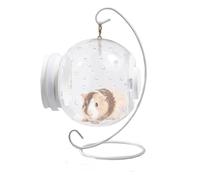 Round Birdcages - Acrylic Bird Feeder Birdcage | Portable Small Pets Cage Classic Bird Carrier Crystal Palace for Small Birds, Wedding Party Decor