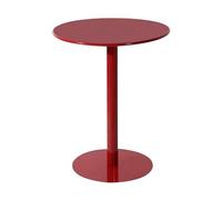 Round Bistro Table | Red Bar Table | Cocktail Table | Garden Dining Table | High Top Table for Living Room | Kitchen Dining Bureau | Sofa Side Table | Low Counter Tables (60x60x72cm)