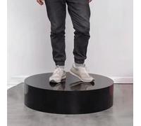 Round Black Mannequin Display Stand - Sturdy 15.7x7.9 Inch Base for Clothing and Bridal Shops Enhances Product Visibility Ideal for Retail Use