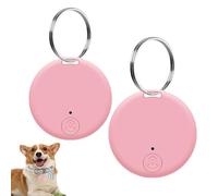 Round Bluetoo-th Anti-Lost Device, 2 Pieces Portable Wireless Pet Anti-Lost Device, Tracking Devices For Phones, Key Finder Locator, Mobile Smart Anti Loss Device For Wallet, Dog,Cellphone