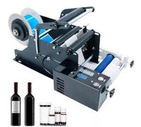 Round Bottle Labeling Machine for Semi-Automatic Application, Ideal for Plastic Bottles and Jars, Enhances Efficiency in Packaging