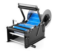 Round Bottle Labeling Machine with Oscillating Arm for Efficient Bottling, Adjustable for Various Label Sizes, Ideal for Round Bottles Labeling