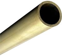 Round Brass Tube - 6mm OD, 0.5m Length, Seamless Precision Tubing 1pcs(3.5x0.75mm)