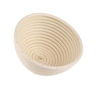 Round Bread Dough Rising Rattan Basket Healthy Non-Toxic Artisan European Kitchen Decor (18 * 9cm)