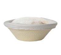 Round Bread Proofing Basket, Natural Bread Ba-nneton Proofing Basket, Handmade Cotton Rope Sour Dough With Liner, so-urdough Making Tools, Baking Supplies For Artisan Breads