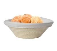 Round Bread Proofing Basket, Sourdou-gh Cotton Bread Basket With Liner, Handmade Cotton Rope Pastry Making Storage Container, Kitchen Gadget, Baking Supplies For Artisan Breads