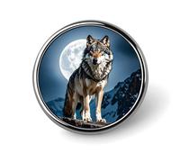 Round Brooch Pin Decoration Clothing Brooch Fashion The Witch of Darkness Lapel Pin Decorative for Party Wedding Gift Women/men Gift, Circular, Aluminum, aluminum alloy
