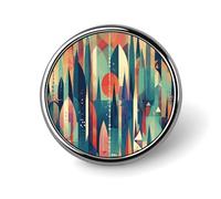 Round Brooches Dress Suit Accessories Lapel Pin A Little Camel Vintage Brooch Gifts for Women Men Souvenir, Circular, Aluminum, aluminum alloy