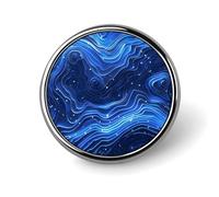 Round Brooches Dress Suit Accessories Lapel Pin Beautiful Flame Pattern Vintage Brooch Gifts for Women Men Souvenir, Circular, Aluminum, aluminum alloy