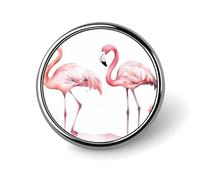 Round Brooches Dress Suit Accessories Lapel Pin Cartoon Blue Mushroom Vintage Brooch Gifts for Women Men Souvenir, Circular, Aluminum, aluminum alloy