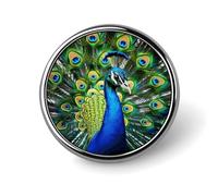 Round Brooches Dress Suit Accessories Lapel Pin Eerie Scary Skull Vintage Brooch Gifts for Women Men Souvenir, Circular, Aluminum, aluminum alloy