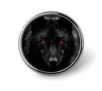 Round Brooches Dress Suit Accessories Lapel Pin Eerie Scary Skull Vintage Brooch Gifts for Women Men Souvenir, Circular, Aluminum, aluminum alloy