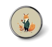 Round Brooches Dress Suit Accessories Lapel Pin Fruit Harvest Vintage Brooch Gifts for Women Men Souvenir, Circular, Aluminum, aluminum alloy