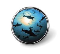 Round Brooches Dress Suit Accessories Lapel Pin Sloth Family Vintage Brooch Gifts for Women Men Souvenir, Circular, Aluminum, aluminum alloy
