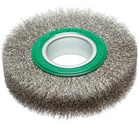 Round Brush 178 mm Stainless Steel Wire 50 mm Location Hole