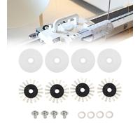Round Brush Cover Washer Screw 16pcs Professional Round Brush Cover Washer Screw Replace Parts for Silver Reed Knitting Machine Sk280 Sk840 Sk580 Knitting Machine