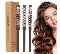 Round Brush for Suffering, Round Roller Quiff Brush | Styling Roller Roller Round Moustache Brush,Professional Curling Roll for Women Men Style Lifting Fringe Curling