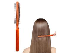 Round Brush Non-Slip Nylon Bristle Mini Round Blow Dry Hairbrush