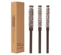 Round Brush Set - Mini Styling Roller Comb, Mini Styling Roller Comb Set, Heat Resistant Aluminum Tube Brush Lift Curl Volume Control Tool | Perfect for Blow Dry Hair Bangs Beard Salon Home
